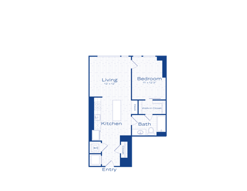 A blueprint of a house layout with labeled rooms.