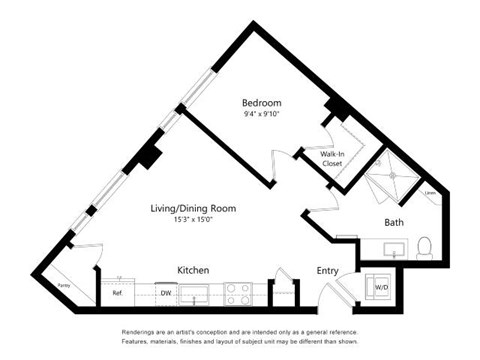 A black and white image of a house floor plan.