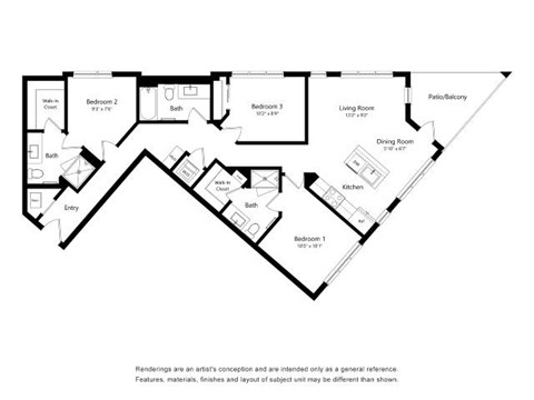 A black and white image of a house floor plan.
