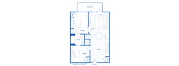 A floor plan of a house with labeled rooms such as "Sleep" and "Live.".