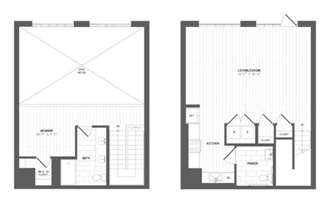 A floor plan of a two-story house with a garage and a basement.