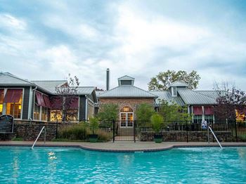 Sparkling pool at Riverset Mud Island, Memphis apartments