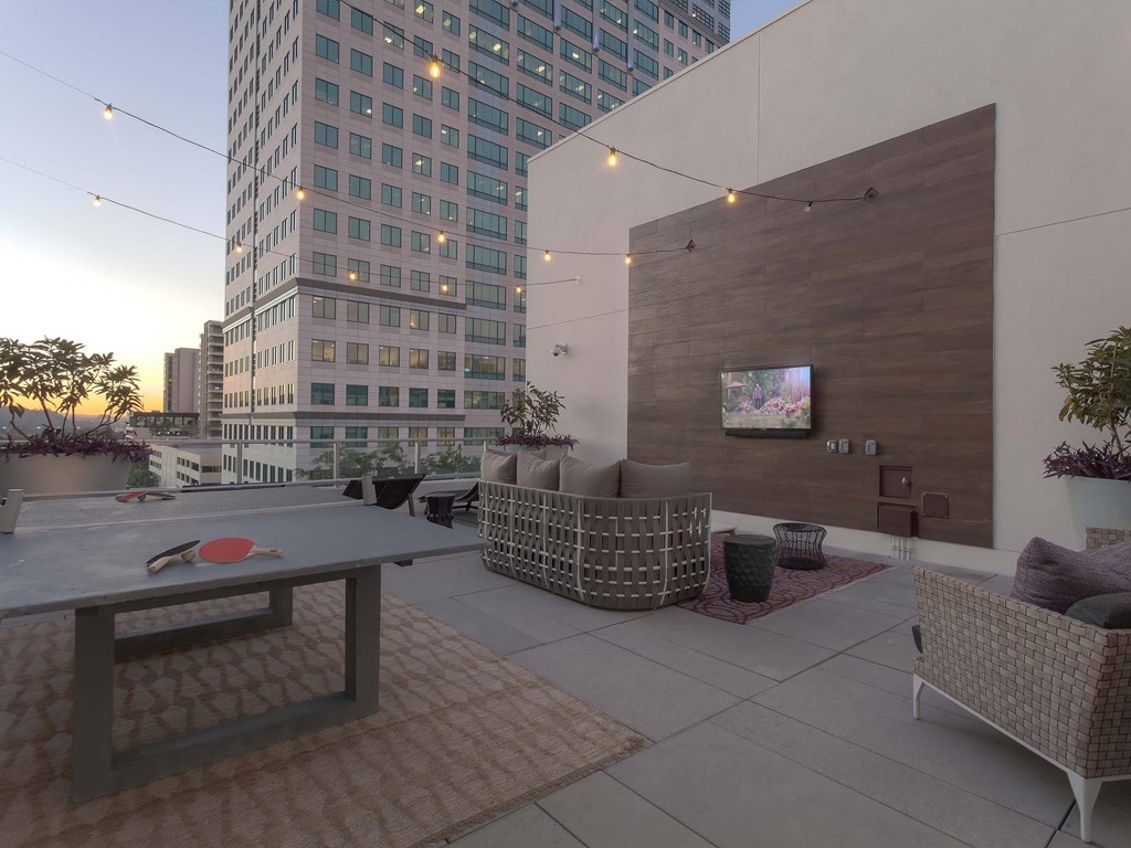 Outdoor Patio at The Adeline, California