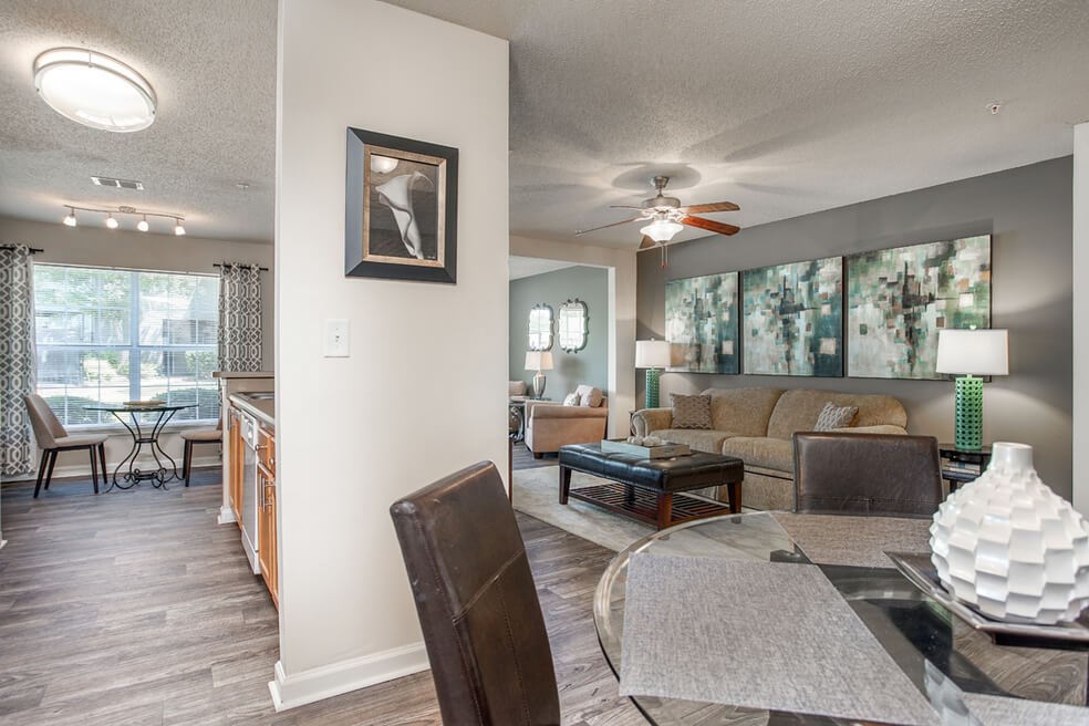 Dining And Living Area at Monterey Village, Jonesboro, 30236