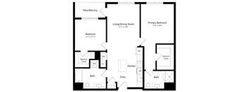 B3 | 2 Bed | 2 Bath