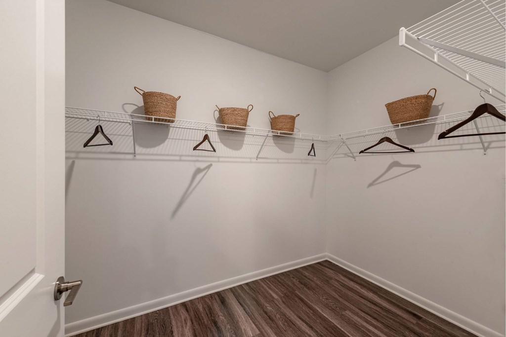 Expansive closets for ample storage at Brandywine Green, Maryland