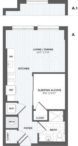 3445 Berkeley St. Studio-2 Beds Apartment for Rent - Photo Gallery 157