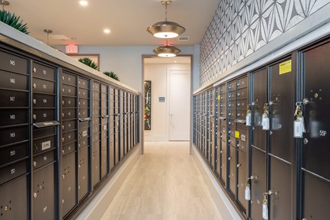 Locker Room at Corban Freedom Apartments, Orlando Florida