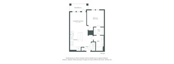 A1 Floor Plan at Corban Freedom Apartments, Orlando Florida