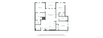 C1 Floor Plan at Corban Freedom Apartments, Orlando Florida