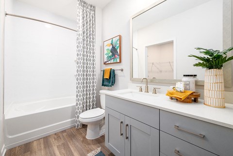 Bathroom With Bathtub at Corban Freedom Apartments, Orlando, FL