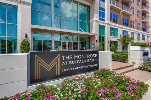 The Montrose at Buffalo Bayou is a luxury apartment complex.