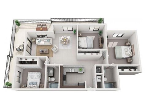 2101 Ludlam Road Studio-3 Beds Apartment for Rent - Photo Gallery 43