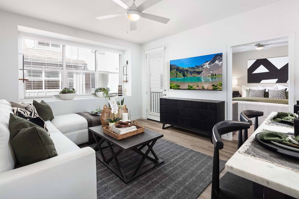 living room of model