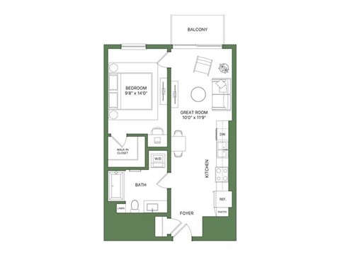 634 S 400 W Studio-2 Beds Apartment for Rent - Photo Gallery 37