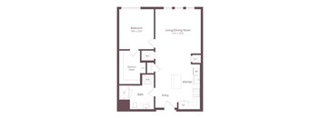 A4 | 1 Bed | 1 Bath