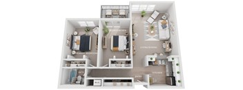 Maple (Bs) 2 Bedroom Apartment