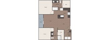 A floor plan of a house with labeled rooms such as "Dream," "Refresh," "Style," "Cook," and "Live."