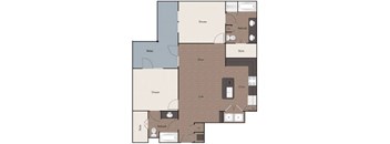 A floor plan of a house with labeled rooms such as "Dream," "Relax," and "Style."