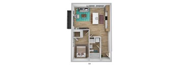 1 Bedroom 1 Bath A59