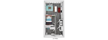 1 Bedroom 1 Bath A61