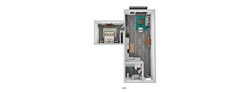 1 Bedroom 1 Bath A62