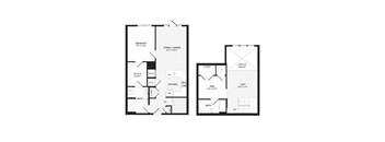 A2+L | 1 Bed | 2 Bath | Loft