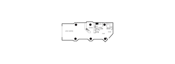 A floor plan of a house with labeled rooms.