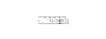 A floor plan of a house with labeled rooms such as dining, cooking, and laundry.