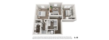 A floor plan of a house with a kitchen, living room, and bathroom.