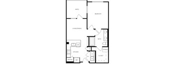 A black and white image of a house floor plan.