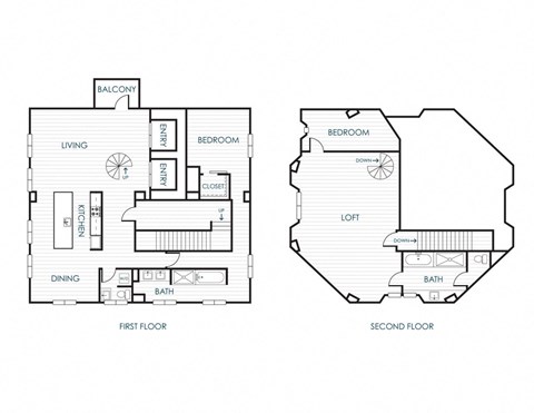 a floor plan and a floor layout of a house