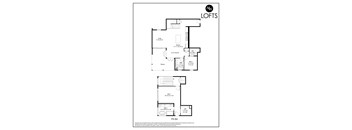 floor plan of the loft