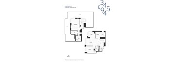 the floor plans of the two floors of the house