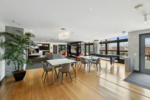 Resident clubroom at Jasper Columbia Pike in Arlington