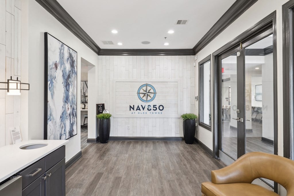 the lobbies of the new naygo office building are spacious and inviting