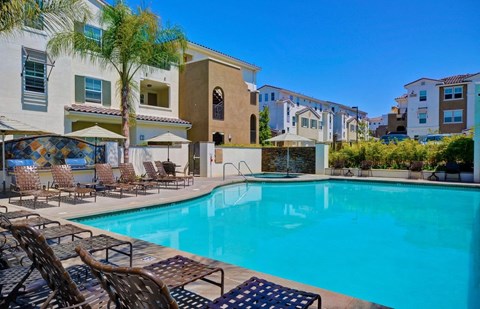 the swimming pool at the residence inn clearwater