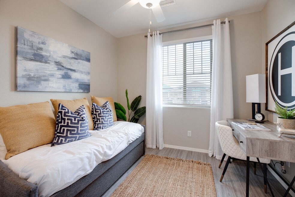 guest room with daybed