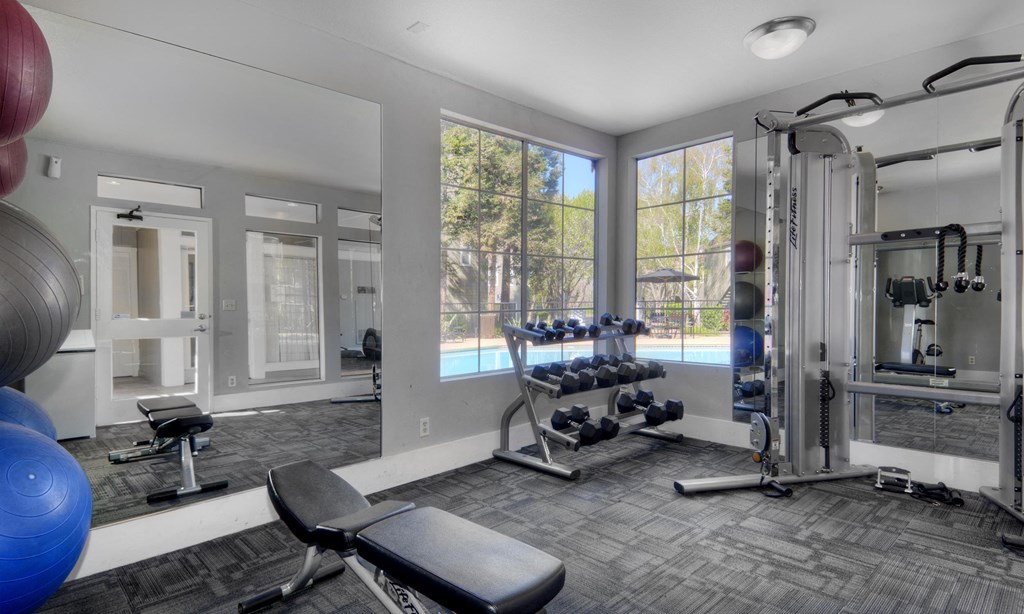 Two Level Fitness Center at Wood Creek Apartments, Pleasant Hill, CA