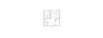 a 1 bedroom floor plan  apartments