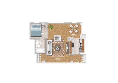 The Yardley floor plan