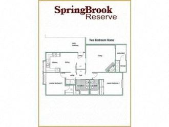 Floor Plan at Springbrook Reserve Apartments,Seattle, Washington, WA