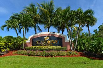 Welcome Sign at St. Andrews Palm Beach Apartments, West Palm Beach