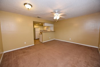 Living room view at Green Oaks Apartments, Tampa, Florida - Photo Gallery 9