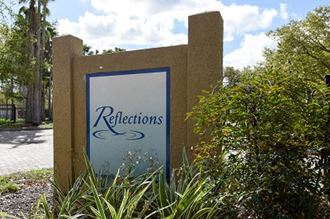 Reflections Entrance Sign Reflection Riverview Florida