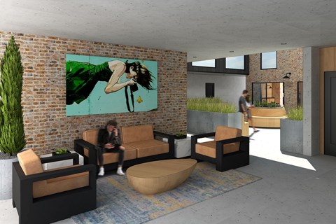 The Bowery lounge area with chairs
