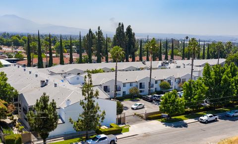 Community Arial at Parkside Senior Apartments, San Bernardino, California, CA