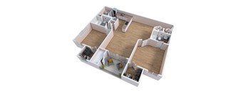 bedroom floor plan of a 2100 sq ft house