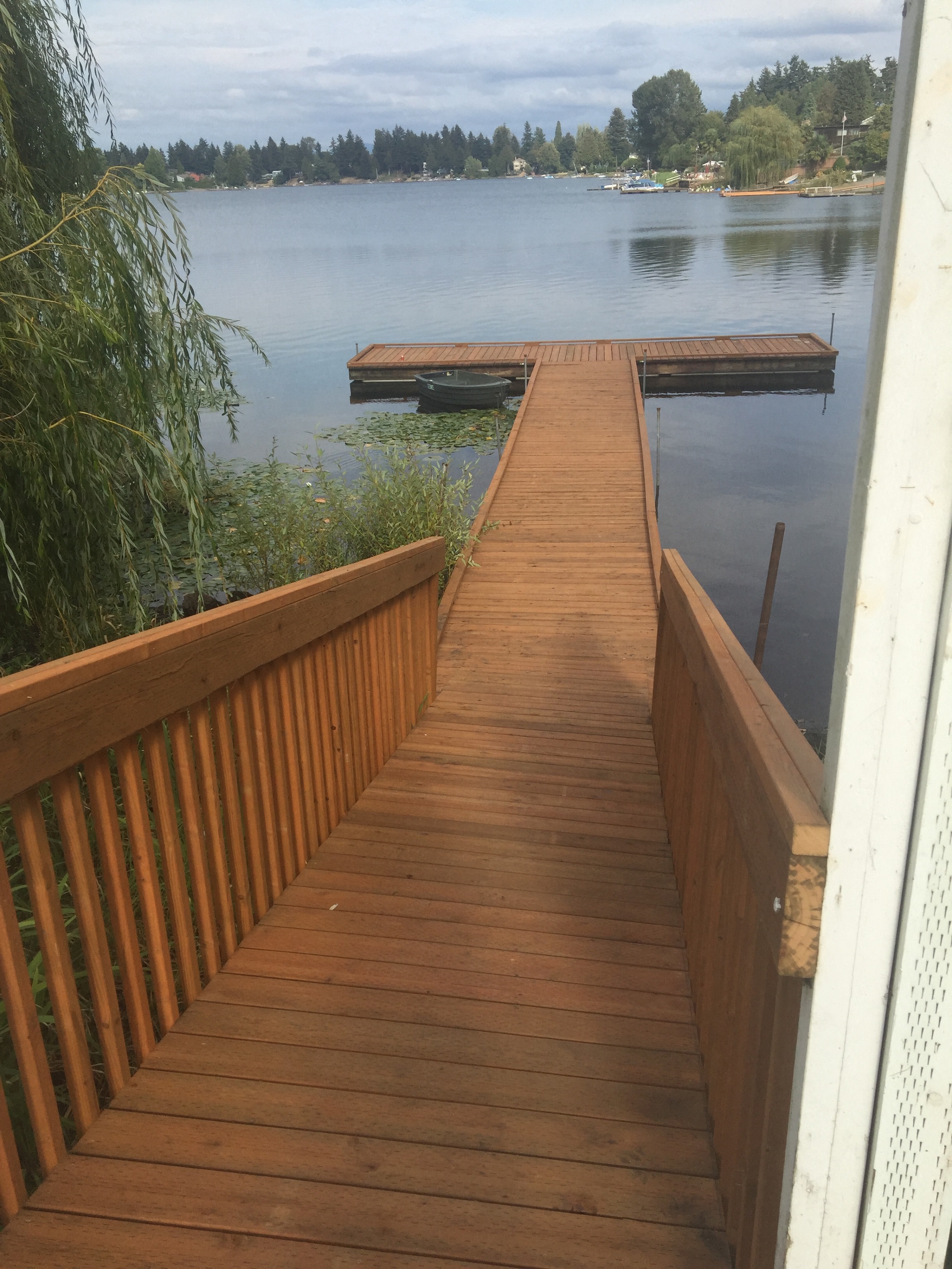Dock near the lake at Landing at Angle Lake Apartments, SeaTac, 98188