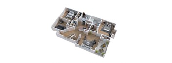 Duval Renovated 3 bed 2 bath  Bridgewater St. Petersburg Florida at Bridgewater Apartments ,St. Petersburg,33716